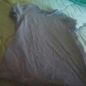 Lavender v neck shirt